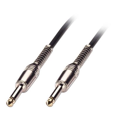 1m Guitar Lead - 1/4" Straight Jack to 1/4" Straight Jack Black